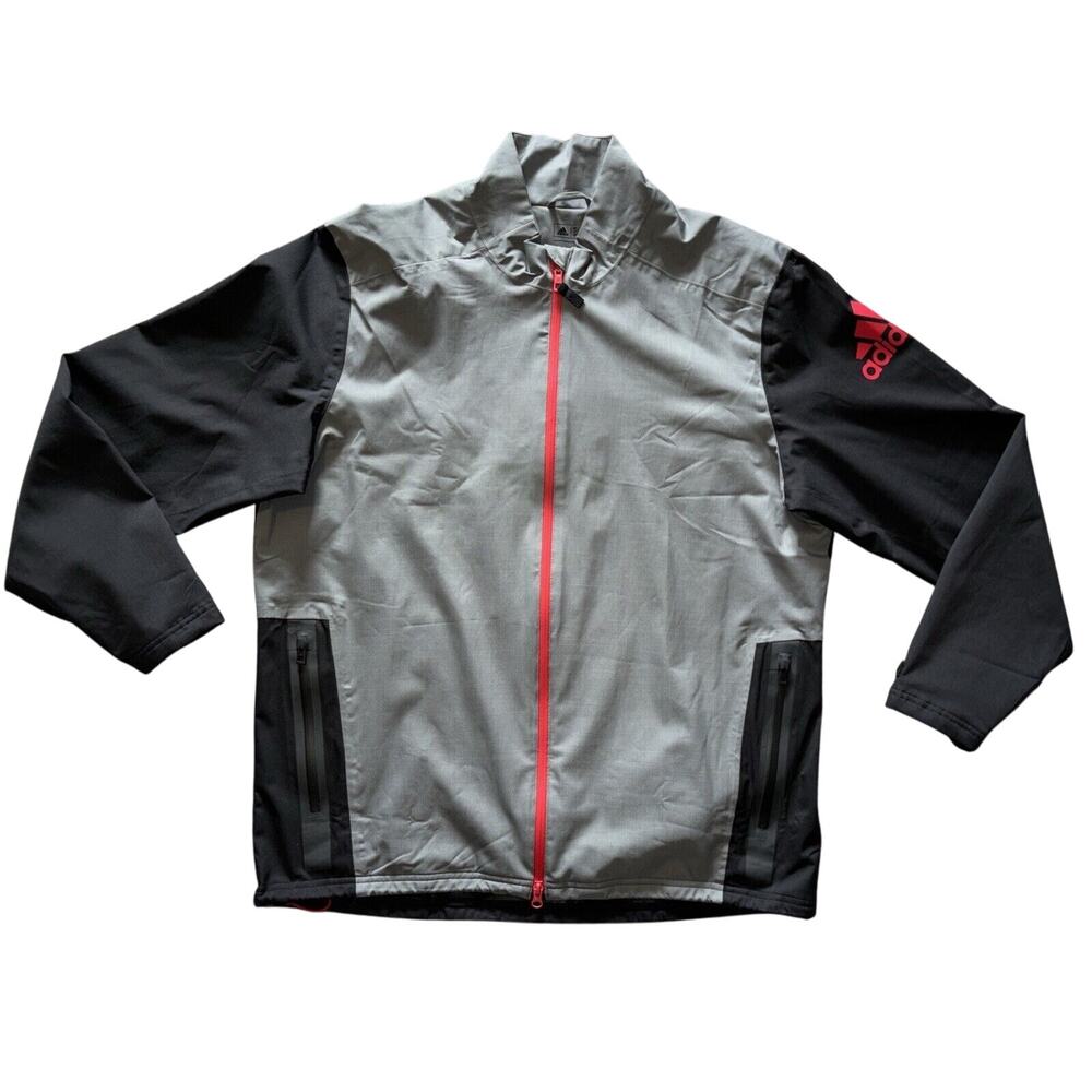 Adidas Men's Climaproof‎ Jacket XL Full Zip Ventilated Windbreaker Pockets Golf